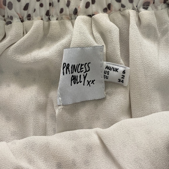 Princess Polly Rasmus Mini Skirt White. Size US 2. NWOT - Picture 11 of 13